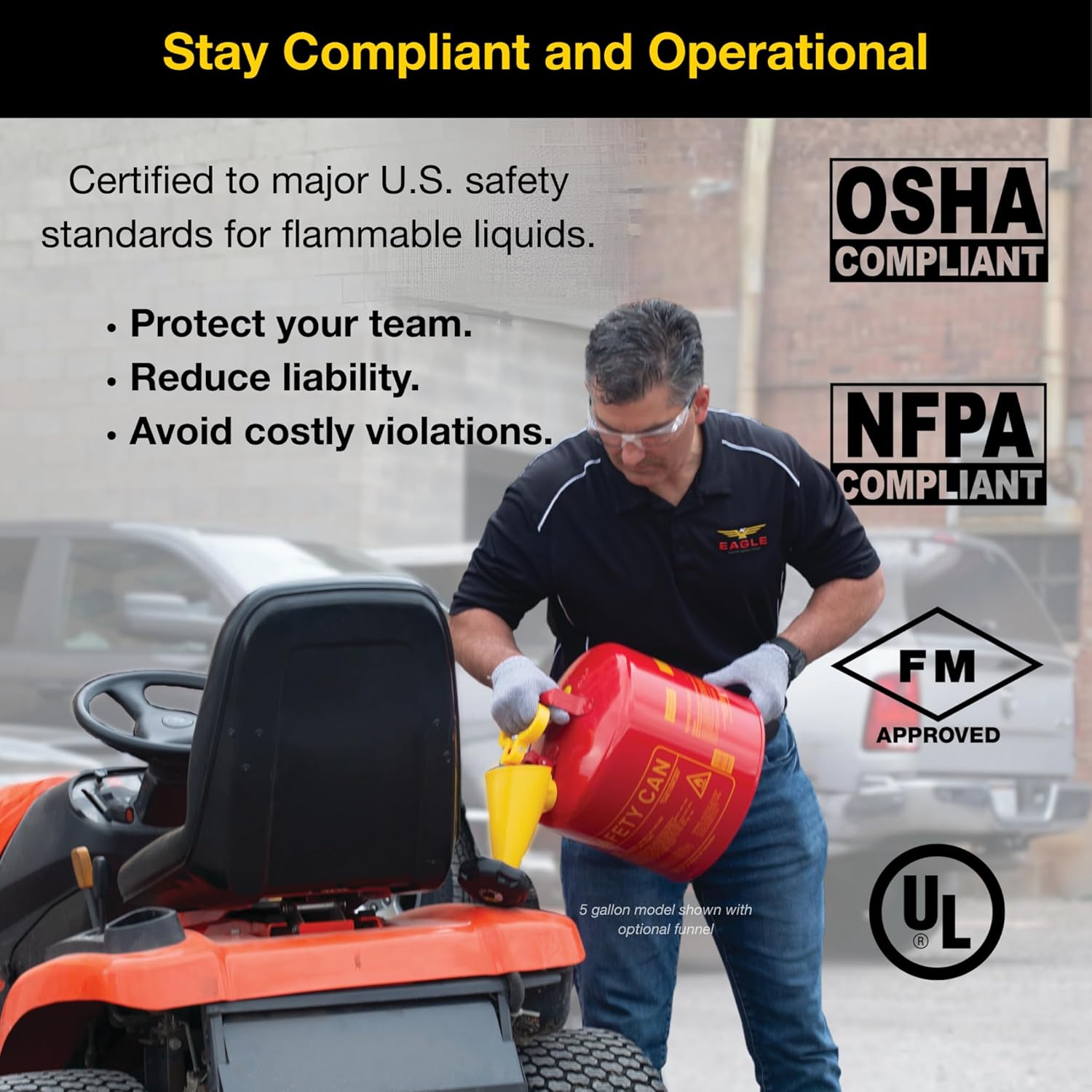 Eagle vs. Justrite Steel Safety Cans: FM-Approved Flame Arresters and Real-World Durability Compared