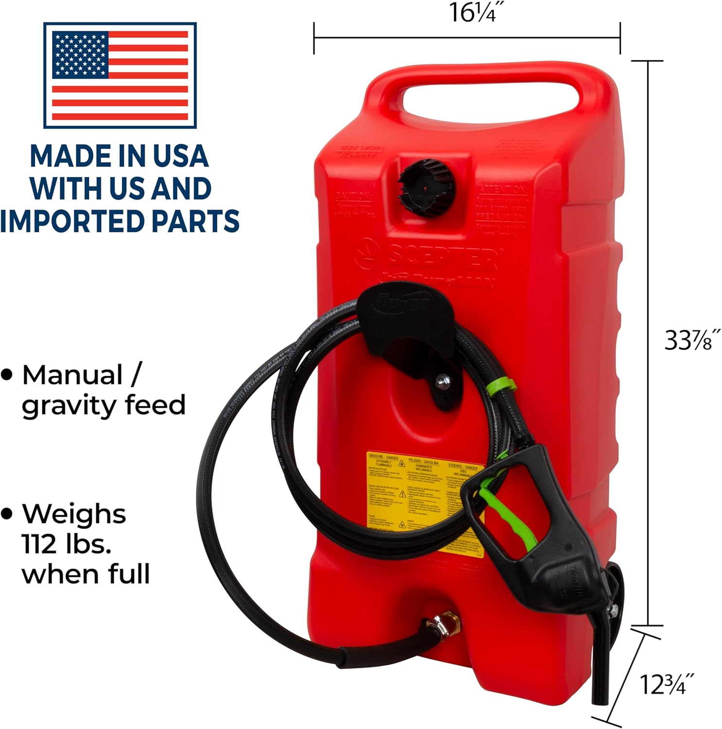 Scepter Duramax Flo ’N Go 14 Gallon Gas